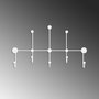 Wallity Iyon-B Gancho de pared metálico Blanco